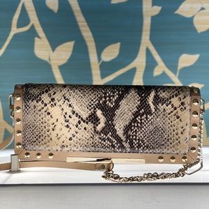 BCBGMaxAzria snakeskin shoulder bag/ clutch